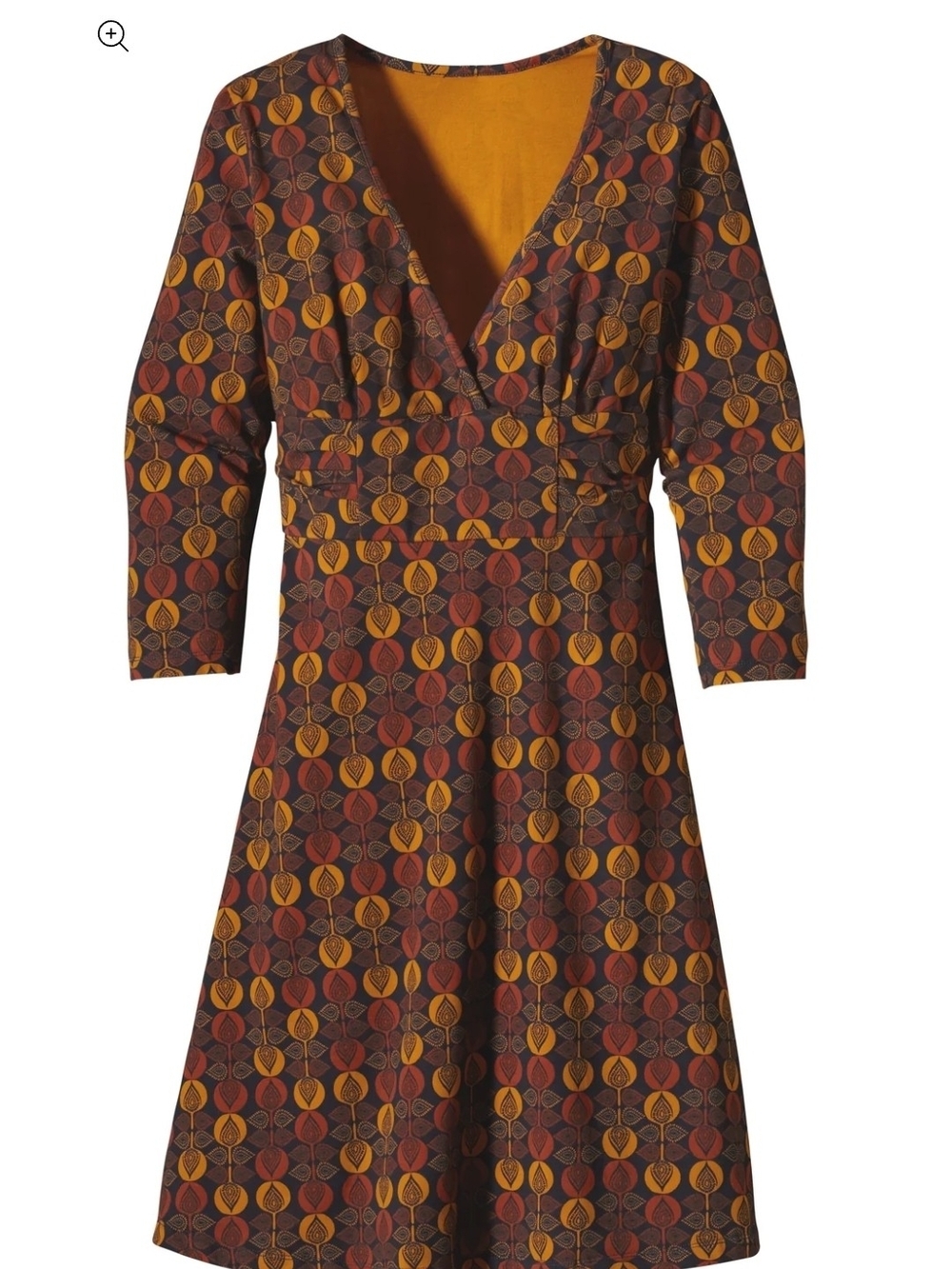 Patagonia - Organic Cotton 'Margot' 3/4 Length Sleeve Dress